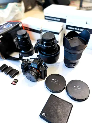 Sony A7R II  | 3x f1.4 Sigma DG Prime lenses | Polar Pro ND filters