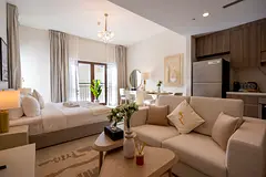 Elegant Studio Retreat | Yas Golf Serenity | 20% Off