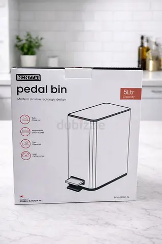 Modern 5L Pedal Bin - Sleek and Functional
