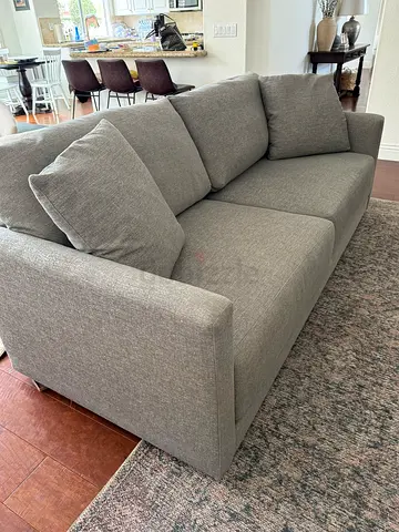 Gather Grey Cratebarrel sofa