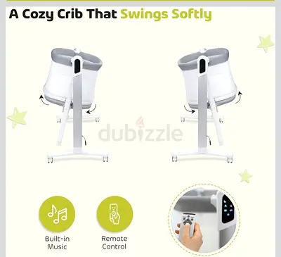 Baby electric crib and swing