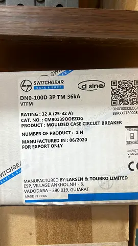 High-Quality Circuit Breaker Dine 3P 36kA for Reliable Power Solutions