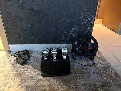 Logitech Racing Wheel with Pedals for immersive gaming experience