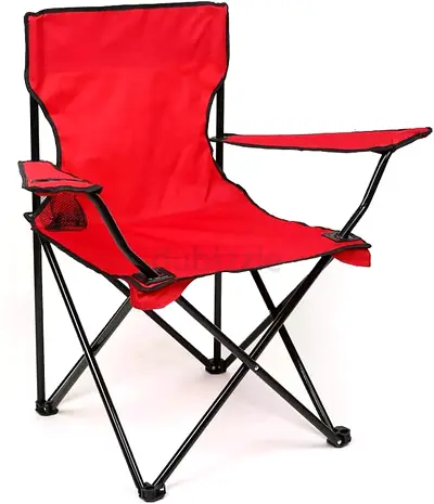 Portable Red Camping Chair