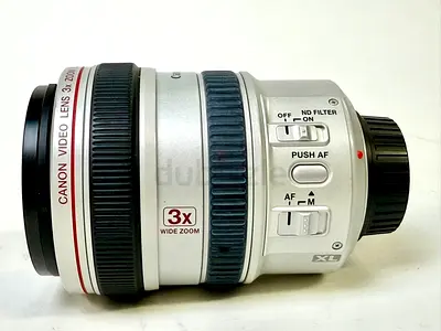 CANON 3x ZOOM WIDE ANGLE 3.4-10.2mm 1:1.8-2.2 VIDEO LENS for  XL-1  XL-2