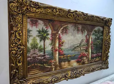 Large Luxury Wall Art – Mediterranean Style (59” Wide)