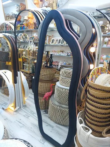 Stylish Full-Length Mirror with Unique Design