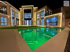 Luxury villa with private pool in one of Ajman's most prestigious areas – electricity, water, 