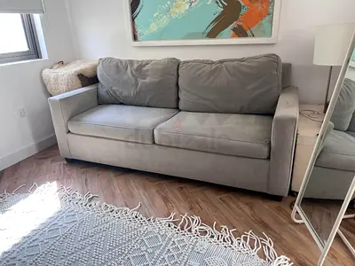Two seater sofa bed with mattress
