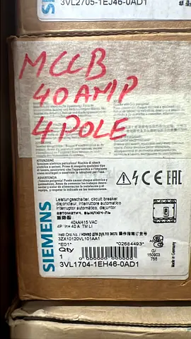 40 Amp 4 Pole MCB Siemens