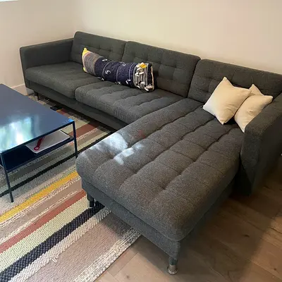 Landskrona ikea L shape sofa