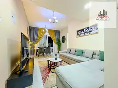 Sharjah Al Taawun building, first resident, furnished apartment with hotel furnishings, second inhab