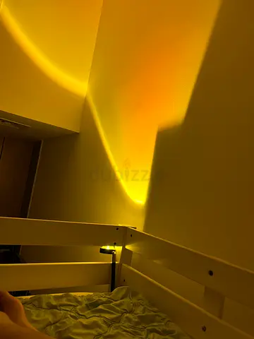 Cozy Yellow Ambient Light Setup