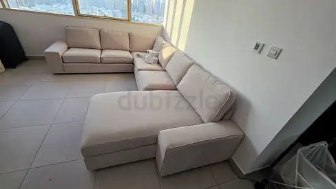 Huge brand new condition ikea kivik ushape sofa beige