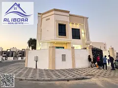 Corner villa for rent in Al Zahia area. First occupancy