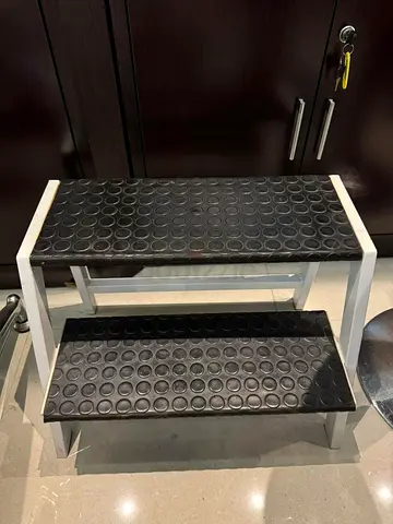 Sturdy Two-Tier Step Stool for Home Use