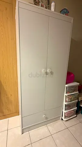White 2 Door wardrobe