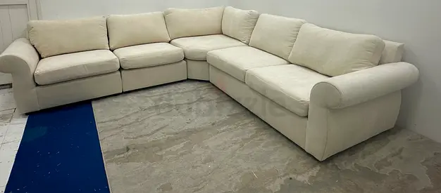 Pottery barn corner lshape sofa