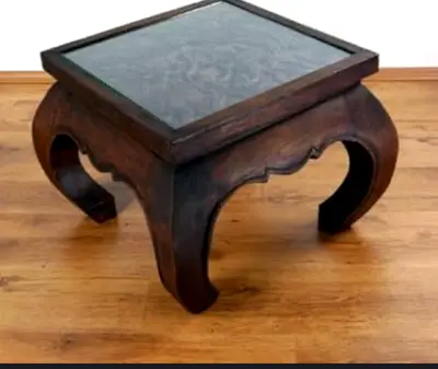 2 antique marina tables