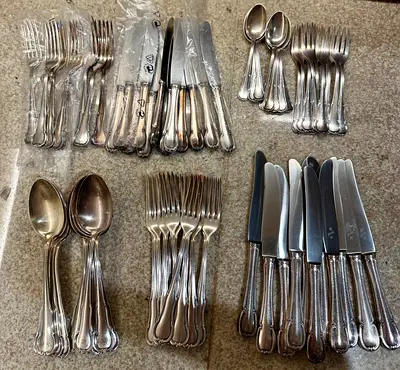 WMF 90 Silver plated cutlery 96 pieces