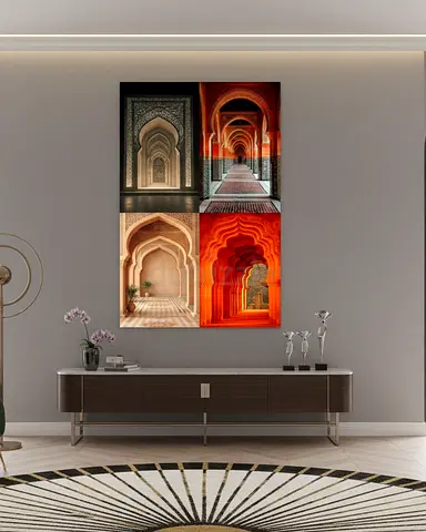 Wall Art Canvas – Traditional Arabic Architecture