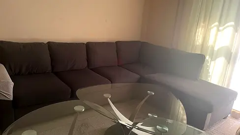 L-shape sofa for sale.bought it for 2000 aed,selling 1500.used only 1 month
