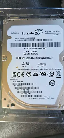 Seagate 500GB HD for laptop