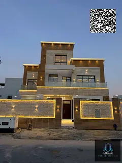 Corner Villa in Al Zahya | 6 Master Bedrooms | Central AC | Very Close to E611 | Prime Location | Re