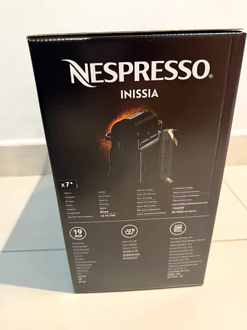 NEW Nespresso Inissia with Frother black