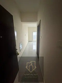 1-bedroom apartment with living room, first tenant in Al Rawda 2, close to Dubai and Sharjah exits.