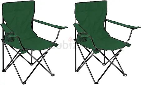 SET of 2 Portable Camping Chairs - Perfect for Outdoor Adventures