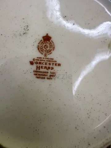 Antique Worcester Porcelain Plate