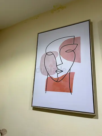 Modern Abstract Art Framed Print from home centre good condition