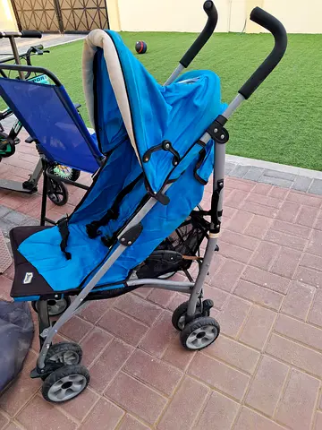 Lightweight Blue Stroller