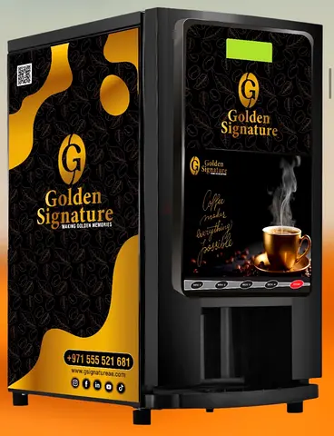 Golden Signature Coffee Vending Machine