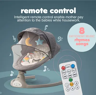 Cute Baby Rocker with Remote Control and Music