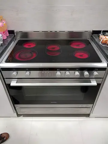 Siemens Brand 90×60 cm 5 Eyes Full Electric Ceramic Cooker Range