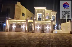 Villa for sale in Al Muwaihat, five bedrooms, master bedrooms with dressing rooms, living room and m