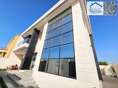 A luxurious villa with an elegant architectural design that blends modern sophistication with classi