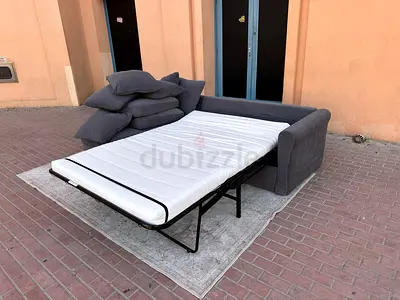 Gronlid L shape sofa bed with mattress