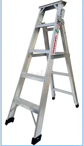 Aluminum Step Ladder in Great Condition 5 step heavy duty ladder workman