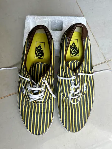 Stylish Vans Striped Sneakers in Great Condition