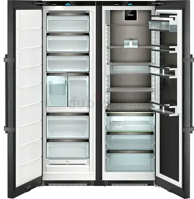 Gaggenau latest model series 400 fridge and freezer set built-in integrated model