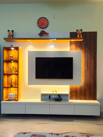 Luxury TV unit wall design