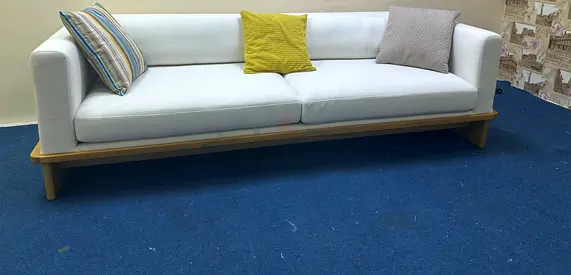 Amazing condition cratebarrel three seater sofa
