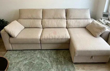 Like new Condition Ikea Eskelstuna SofaBed With storage