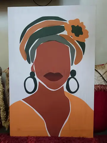 Abstract Art Portrait of a Woman