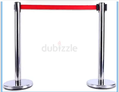 Stainless Steel Retractable Queue Barrier