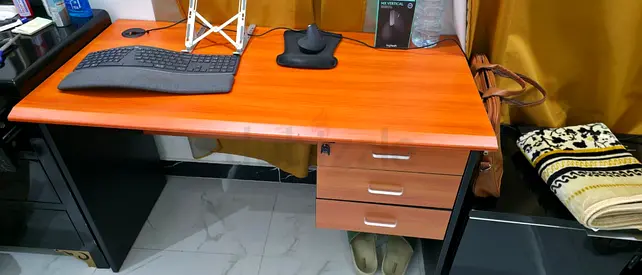 Compact Office Desk with Drawers
