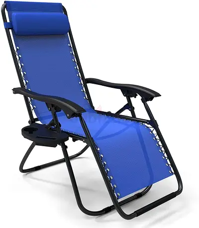 Comfortable Blue Reclining Chair for Relaxation